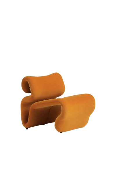Sculptural Interior Lounge Chair
